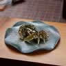 融诚 紫砂茶宠变色茶宠物茶台茶盘小螃蟹摆件创意茶玩可养个性茶具 实拍图