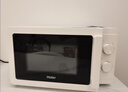 海尔（Haier）0涂层不锈钢快捷微波炉 360°转盘加热 旋转操作易洁内胆 家用小型 老人适用 HW-M2003JW 厨房电器 实拍图