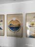 瑞尚客厅装饰画沙发背景墙壁画现代简约轻奢餐厅挂画抽象三联画墙画 福禄圆满 50*70/晶瓷面+铝合金金框 实拍图