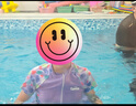 佑游儿童泳衣女童女孩夏可爱连衣裙平角青少年泳装三件套32625紫色5XL 实拍图
