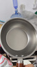 特厚不锈钢平底锅奶锅电磁炉通用不粘锅辅食锅汤锅煮锅蒸锅汤锅 胡桃木锅17cm 实拍图