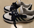 adidas ENTRAP美式校园风运动少年感复古篮球风板鞋男女阿迪达斯   白色/深蓝色/绿色   44 实拍图
