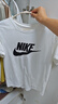 耐克(NIKE)春夏女短袖T恤 纯棉 运动休闲 修身显瘦 DX7907-100 白色M 实拍图