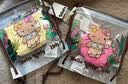 野兽派家居（tbh）HelloKitty夏日冒险岛系列毛巾化妆包大容量收纳包便携手提包 Hello Kitty毛巾布收纳包 方形 黄色豹纹 小号 实拍图