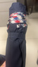 天堂伞 加大雨伞三折 经典商务伞格纹10骨加大雨伞男女 藏青 实拍图