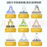 美丽雅胶棉拖把头替换头海绵拖把配件比翼鸟双飞燕合家欢飞翼拖把头宽扣 28cm 6个 【颜色随机】 实拍图