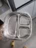 onlycook不锈钢餐盘 316L儿童带吸盘分格盘子宝宝辅食盘防摔盘洗碗机可用 实拍图