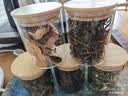 拜杰玻璃茶叶罐茶叶密封罐收纳储茶罐玻璃罐子茶具配件 两个装250ml 实拍图