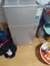 奥克斯小冰箱家用小型迷你冷藏冷冻两用出租房宿舍用节能省电寝室办公室电冰箱 【净化去味】156银色【高效保鲜 铜管速冷】42L 实拍图
