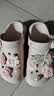 CROCS卡骆驰檀健次同款经典泡芙洞洞鞋轻便舒适男女同款花园鞋|207521 石英粉-6UR(含智必星) 37 /38(230mm) 实拍图