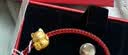 周六福3D硬金招财猫黄金转运珠男女足金生日礼物A1610417 约0.85g 实拍图