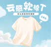 唐狮男女童短袖T恤纯棉夏装上衣儿童白t打底衫多色可选 白色 130 实拍图