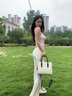 CALWAN KEODH包包女款2026大容量单肩妈妈包手提斜挎生日七夕情人节礼物送女友 米白【附近仓/今，次日达】赠爱人 京仓直发/次日达 实拍图