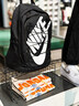 耐克（NIKE）男女双肩包背包 大容量旅行包电脑书包休闲包DV1296-010 黑白 实拍图