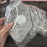 袋鼠医生KN95口罩工业防尘一次性打磨电焊八层带呼吸阀活性炭50只独立包装 实拍图