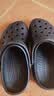 卡骆驰（crocs）经典Clog男女洞洞鞋一脚蹬沙滩鞋 黑色  35  实拍图