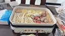美的（Midea）[升级款]电火锅鸳鸯锅烤肉锅火锅0氟涂层超薄速沸电火锅多功能锅料理锅分体6.5L多用途锅DLS3322R2 实拍图