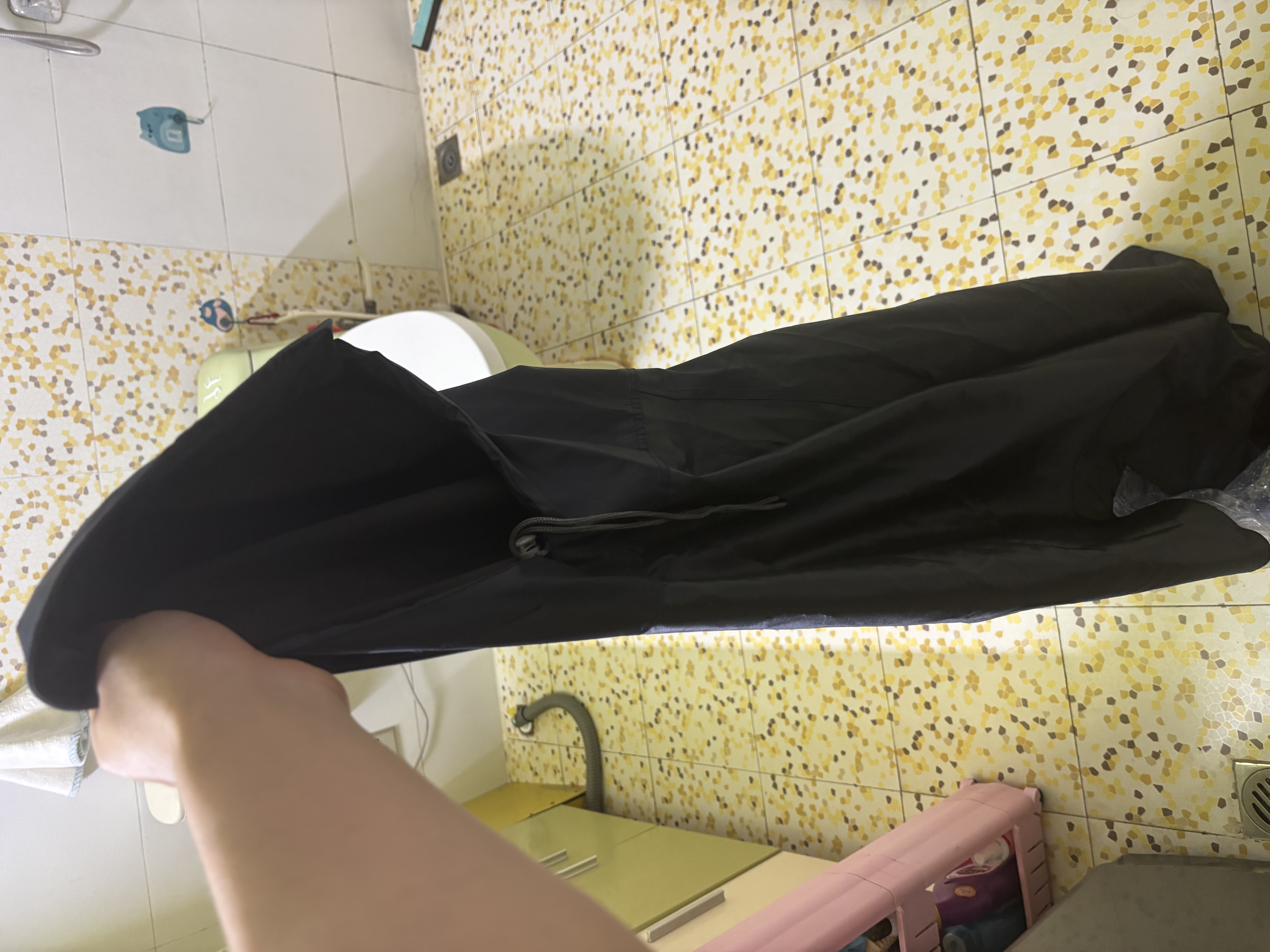 雨航（YUHANG）电动车雨衣电动车专用电瓶车雨披藏青色4XL 实拍图