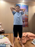左西男童夏装套装2026新款儿童短袖套装夏季速干运动两件套 绿色  150 实拍图