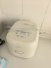 美的（Midea）小碧玉电饭煲小型1-2-3人3L0氟含钛陶瓷白玉釜家用煲汤粥智能预约多功能电饭锅RE360 实拍图