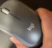 罗技（Logitech）M185鼠标 无线鼠标 办公鼠标 对称鼠标 黑色灰边 带无线2.4G接收器 实拍图