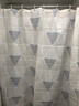 京东京造耐用系列浴帘卫生间加厚宽防水遮光淋浴室隔断窗帘160*180 实拍图