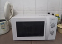 美的（Midea）快捷微波炉 家用小型 360°转盘加热 旋钮操控 易洁内胆2026新款（M1-L213B二代） 实拍图