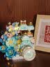 樱花树屋向日葵永生花diy积木相机摆件相框中秋节生日礼物女生 【花漾蓝调】复古相机+镜面盒（配胶水+暖灯） 实拍图