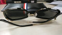 海俪恩太阳镜女偏光墨镜防辐射防紫外线时尚炫彩膜可配近视镜 曜石黑+水银膜镜片TD51 实拍图