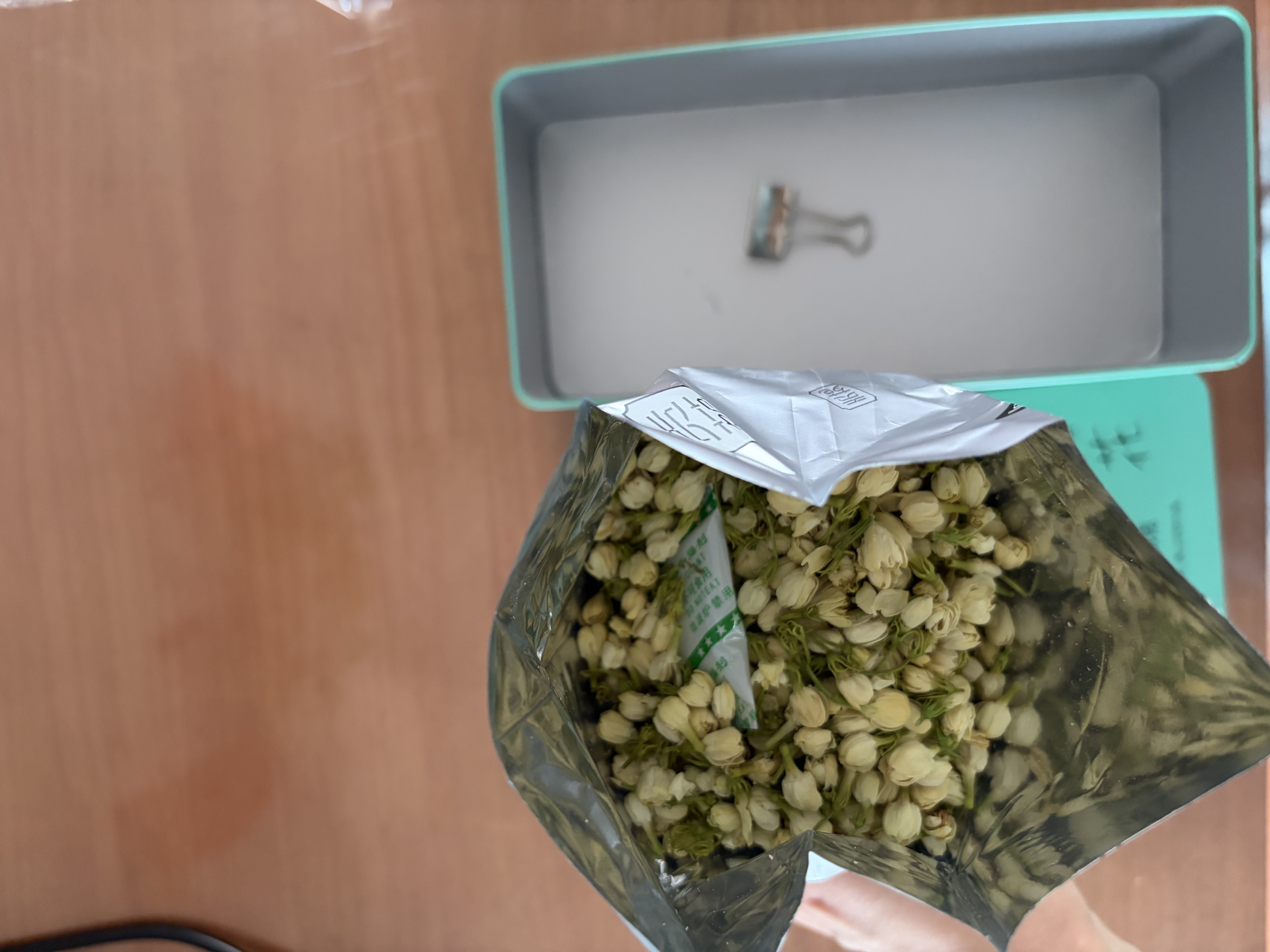 贡苑茉莉花苞【防碎铁罐125克】广西原产 三伏茉莉花干茶叶泡水喝 实拍图