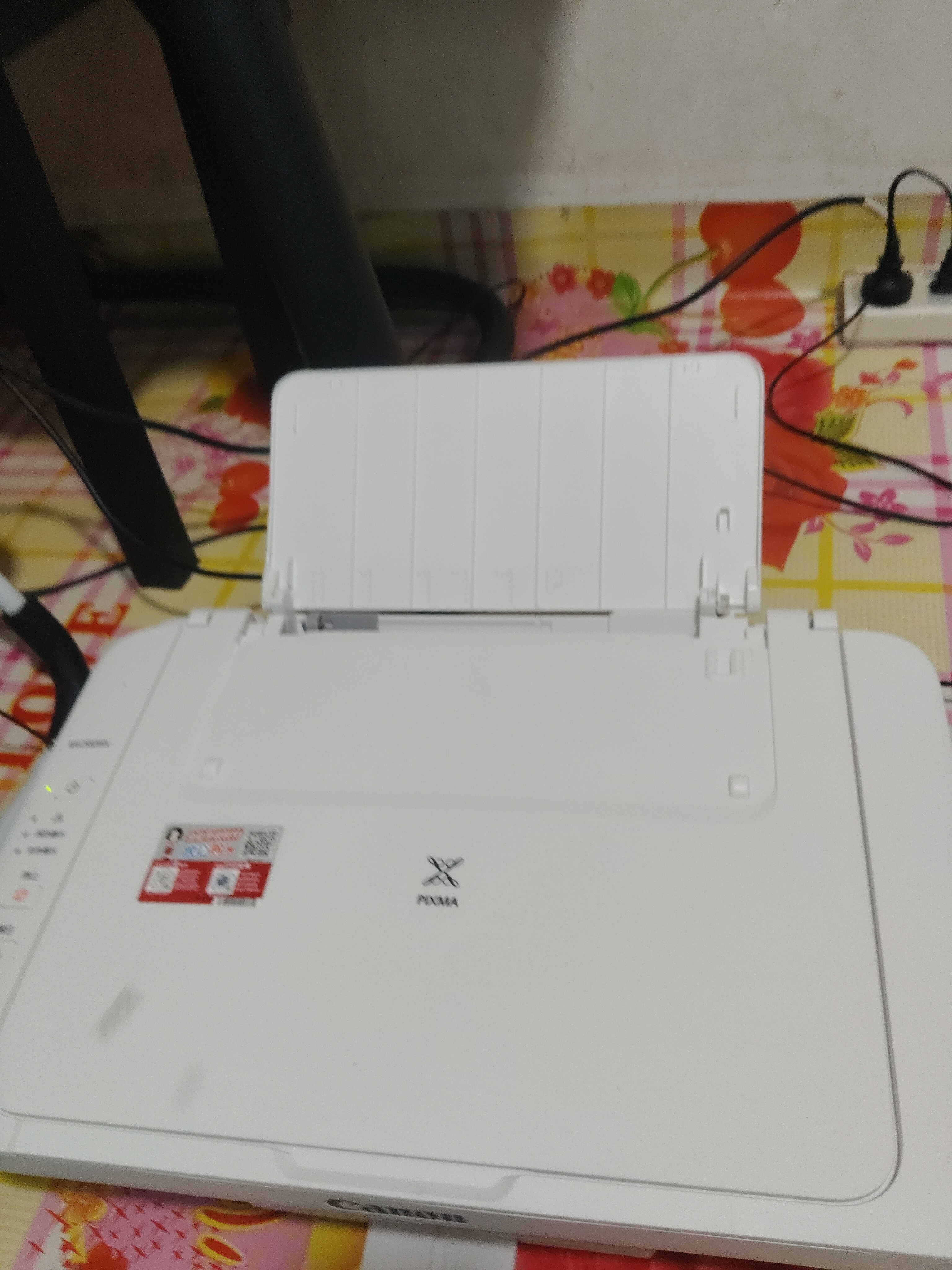 佳能（Canon） MG2580WH打印复印扫描一体机喷墨彩色打印机家用照片学生办公可加墨 套餐三：2580黑彩连喷加墨+黑彩墨水8瓶 实拍图