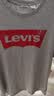 Levi's李维斯情侣美式宽松印花时尚简约舒适潮流纯棉圆领短袖T恤 灰色 002A0-0003 L 实拍图