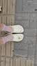 卡骆驰（CROCS）经典洞洞鞋轻便百搭女沙滩鞋包头拖鞋男鞋|10001 骨白色-2Y2(含智必星) 37 /38(230mm) 实拍图