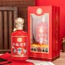 金六福 六福迎宾 福满家 40.8度500ml*6瓶整箱装 宴请送礼 含礼品袋 实拍图