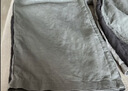 MUJI 女式 汉麻水洗宽版裤女装裤子女款女士长裤休闲裤阔腿裤26年春夏 烟熏绿色 M （160/66A ） 实拍图