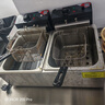 三鼎 电炸炉商用油炸锅油炸机油条机电炸锅油炸炉炸串机油条薯条机小吃设备 20L【定温+超温断电+抬起断电】双缸双炸蓝|无盖经济款 实拍图