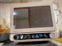 美的（Midea）小滋味2.0微烤炸一体机 彩膜触控变频平板顶部烤管热风微波炉电烤箱空气炸一体2026新款F15 实拍图