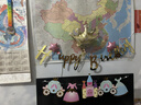 多美忆生日场景布置女孩生日气球装饰儿童桌飘宝宝周岁生日快乐粉色城堡 实拍图