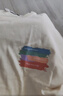 真维斯（Jeanswest）简约短袖女士夏季衣服2026新款纯棉百搭宽松半袖体恤女装显瘦t恤 米色 三种情绪_K M 实拍图