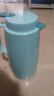 美厨（MAXCOOK）保温壶 暖水壶宿舍热水瓶玻璃内胆真空家用开水壶1.3L 蓝MCH7553 实拍图