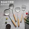拜格（bayco）锅铲套装六件套不锈钢家用炒菜铲汤勺漏勺削皮刀配厨具架TZ19954 实拍图