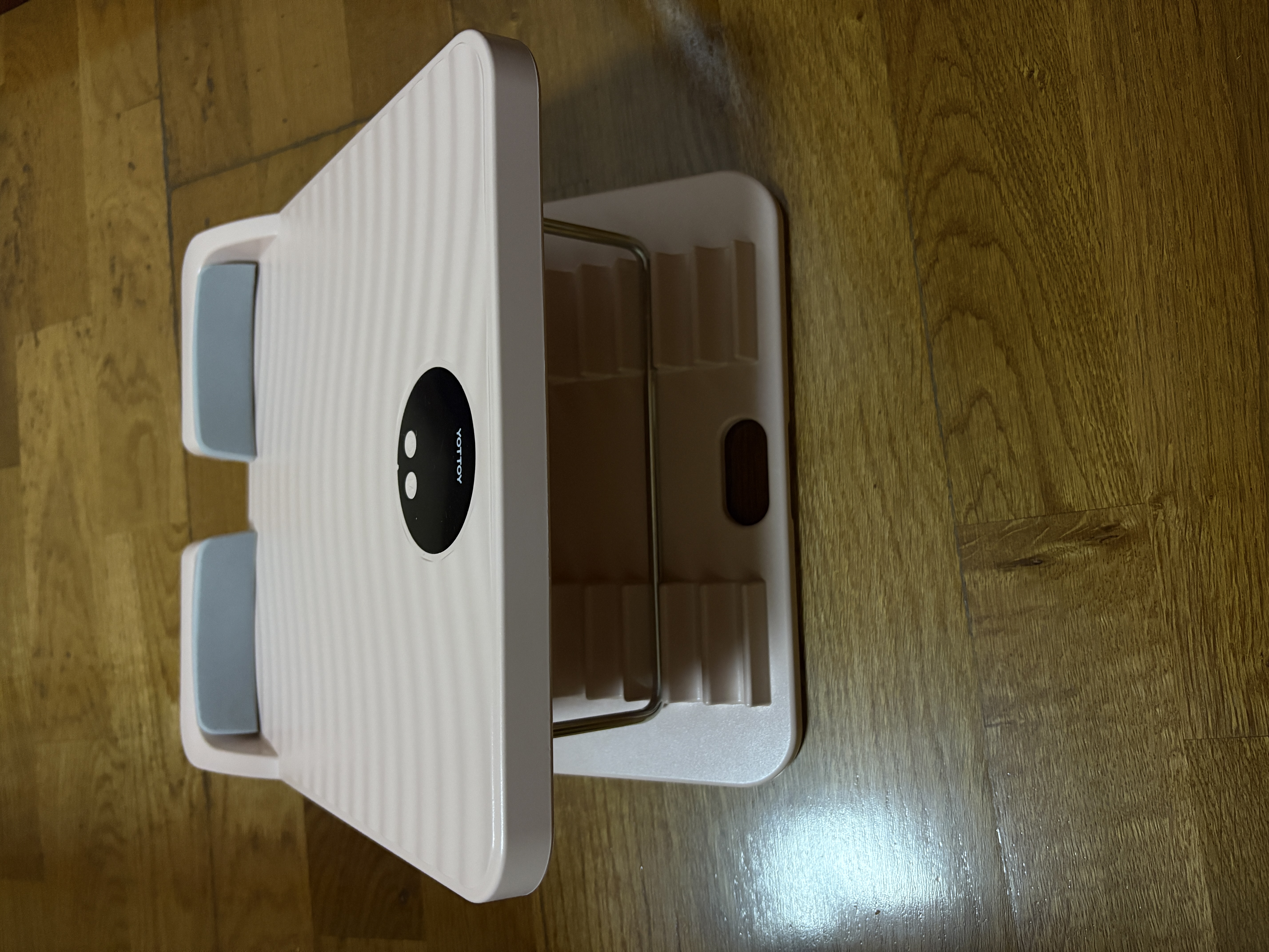 yottoy拉筋板拉伸脚踏板斜踏板小腿拉伸站立运动多功能瘦腿神器 灰色 实拍图