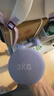 Keep哑铃女士健身家用彩色浸塑环保手铃亚铃全身塑形紫灰色3kg*2 实拍图