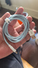 能适Type-C数据线100W快充6A充电线适用华为nova系列小米vivo荣耀oppo手机typec加长编织1.5米蓝 实拍图