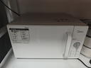 美的（Midea）快捷家用微波炉家用小型迷你360°转盘加热 旋钮操控易洁内胆时间调节20升（PM2000） 实拍图