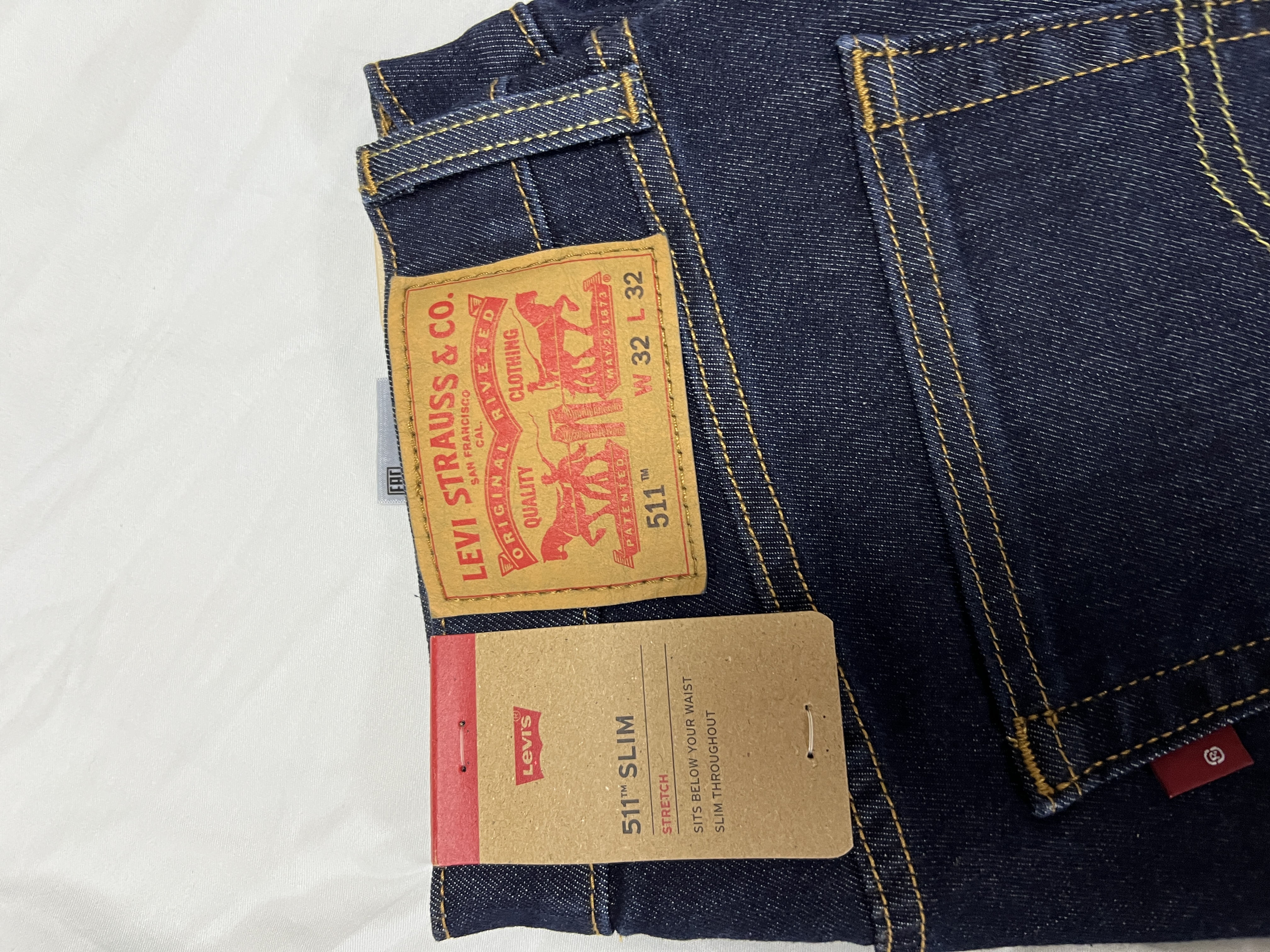 Levi's李维斯男士511经典修身美式怀旧复古时尚cleanfit牛仔长裤 晒单实拍图
