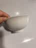 顺祥碗碟套装陶瓷米饭碗家用高档釉下彩纯白碗盘餐具汤面碗洗碗机可用 8英寸圆盘 实拍图