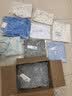 优衣库童装男童女童宽松中裤/水洗产品短裤488197 01 乳白色 160 实拍图