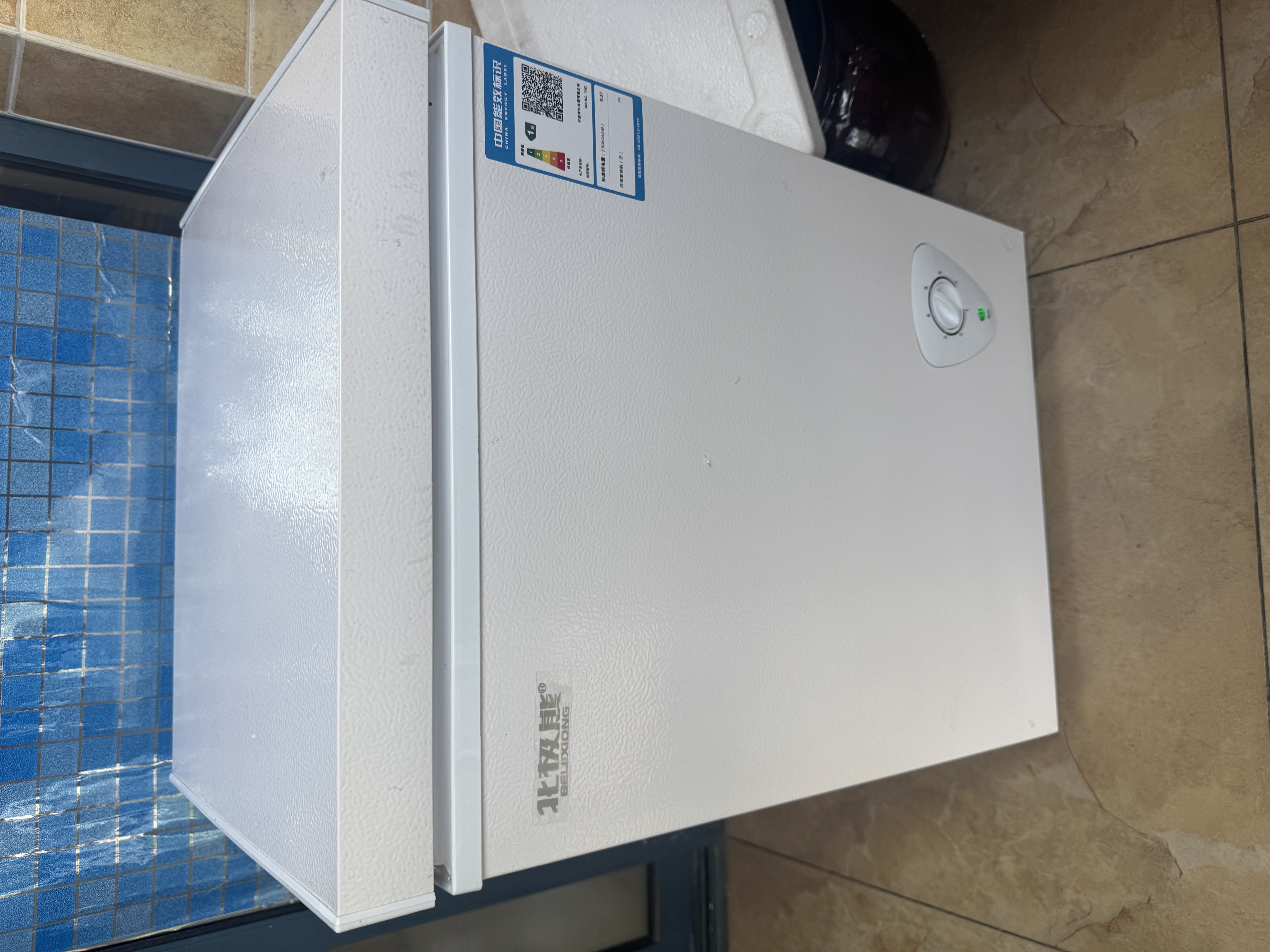 北极熊（BEIJIXIONG）冰柜家用冷柜小型一级能效全冷冻冷藏两用卧式储奶母乳速冻保鲜节能省电100升/200升/300升 单门单温74L【一级能效 全国联保】 74L 实拍图