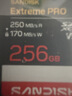 闪迪（SanDisk）256GB SD内存卡 4K V30 U3 C10 相机存储卡 读速250MB/s 写速170MB/s 微单/单反相机内存卡 实拍图
